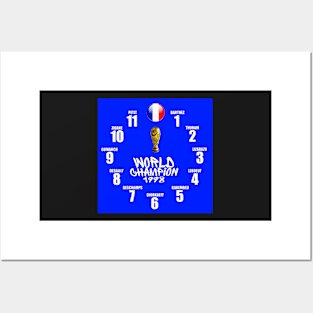 1998 soccer world champions - France - watch Posters and Art